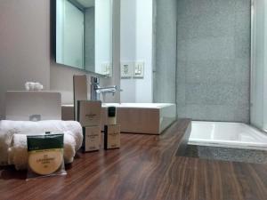 Koupelna v ubytování Casa Inn Premium Hotel Queretaro