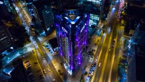 Nespecifikovaný výhled na destinaci Santiago nebo výhled na město při pohledu z hotelu