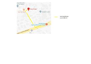una captura de pantalla de una página de Google Maps con un mapa en Casa Arrigo, en Catania