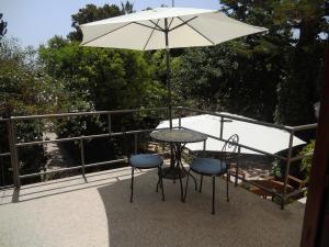 Rõdu või terrass majutusasutuses B&B Macrina