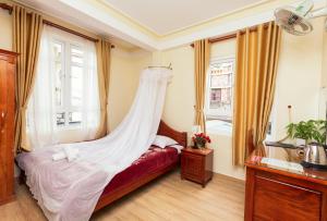 Letto o letti in una camera di Bình Đào Hotel - Khách sạn ngay trung tâm giá rẻ