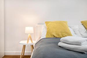 Posteľ alebo postele v izbe v ubytovaní Gold Apartments Your Holiday Home RODZINNY 3