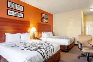 Postel nebo postele na pokoji v ubytování Sleep Inn & Suites Tyler South
