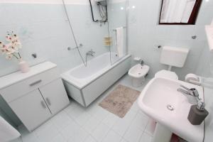 Koupelna v ubytování Guest House Milotic