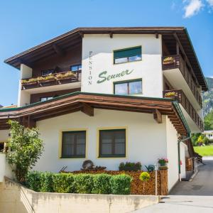 a building with a sign that reads the saviour at Senner Appartements in Umhausen