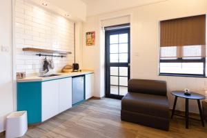 Η κουζίνα ή μικρή κουζίνα στο Lychee Sunset Hotel Cheung Chau