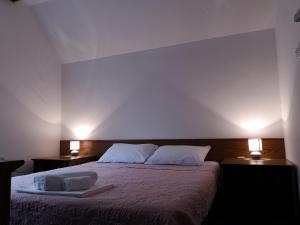 Postel nebo postele na pokoji v ubytování Guest House Tiha noć