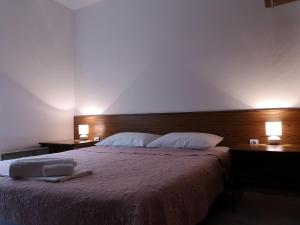 Postel nebo postele na pokoji v ubytování Guest House Tiha noć