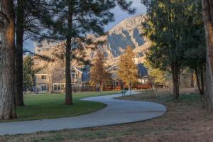 a path in front of a house with a mountain at 4 Bed 4 Bath Vacation home in Oaks at Wasatch in Cottonwood Heights