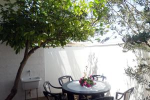 A garden outside Masseria Fagà