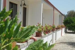 A garden outside Masseria Fagà