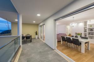 Posezení v ubytování Penthouse Jure