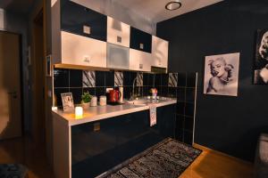 Kuchyň nebo kuchyňský kout v ubytování Marilyn Apartment