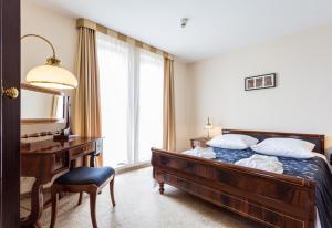 Posteľ alebo postele v izbe v ubytovaní Qubus Hotel Wrocław
