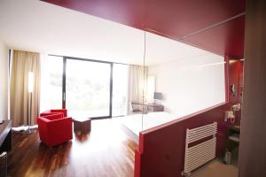 Postel nebo postele na pokoji v ubytování Spa Hotel Bründl
