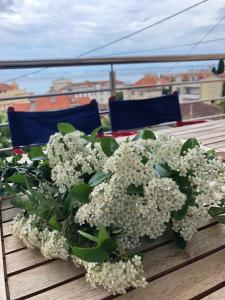 Balkón nebo terasa v ubytování Apartment AlMare