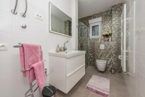 Koupelna v ubytování Penthouse Jure