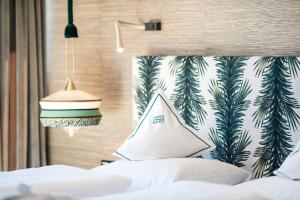 Voodi või voodid majutusasutuse Hotel Hirzer 2781 toas