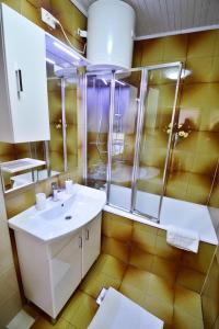 Koupelna v ubytování Apartman Martina