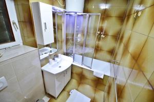 Koupelna v ubytování Apartman Martina