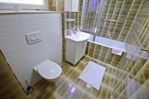 Koupelna v ubytování Apartman Martina