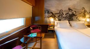 Postel nebo postele na pokoji v ubytování Hotel Goya