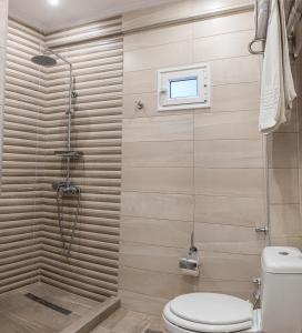 Ett badrum på Georgalas Rest Apartments