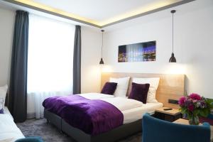 Postel nebo postele na pokoji v ubytování Hotel Dias