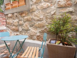 Patio nebo venkovní prostory v ubytování Apartments Mediteranea