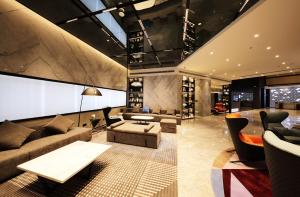 Posezení v ubytování Hampton By Hilton Hangzhou Future Sign Technology City