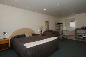 Kuchyň nebo kuchyňský kout v ubytování Lake Point Motel