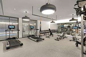Fitness centrum a/nebo fitness zařízení v ubytování Protur Naisa Palma Hotel