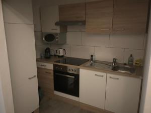 Kuchnia lub aneks kuchenny w obiekcie City Apartments Klinikum