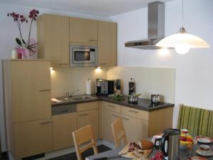 Kuchyňa alebo kuchynka v ubytovaní Ferienwohnung Abraham