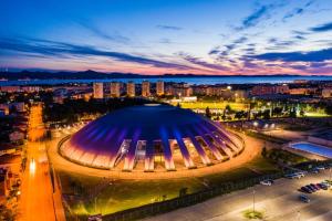 Ein allgemeiner Blick auf Zadar oder ein Stadtblick von der Ferienwohnung aus