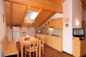 Köök või kööginurk majutusasutuses Steierhof