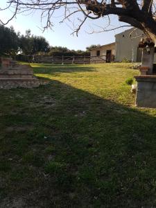 A garden outside Borgo Santa Lucia