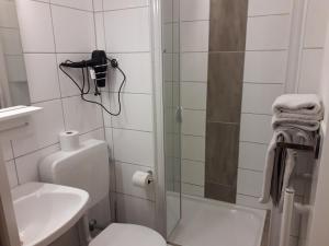 Ein Badezimmer in der Unterkunft Pension Hendling