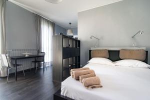 Posteľ alebo postele v izbe v ubytovaní Via Mentana 32 - The House Of Travelers