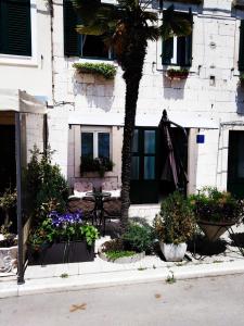 Vonkajšia záhrada v ubytovaní Apartments Nina Riva