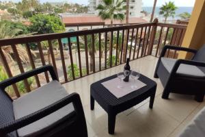 A balcony or terrace at Canarian village house