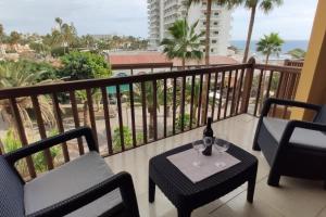 A balcony or terrace at Canarian village house
