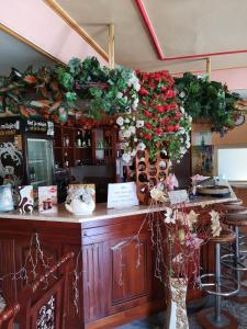 Lounge nebo bar v ubytování Biela Labuť