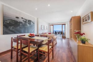 Et opholdsområde på Apartment Lauba