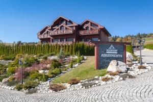 Budova, v ktorej sa apartmánový hotel nachádza