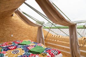 Balkón alebo terasa v ubytovaní Rastlinky.sk Greenhouse Guestrooms