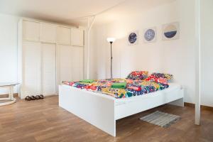 Posteľ alebo postele v izbe v ubytovaní Rastlinky.sk Greenhouse Guestrooms