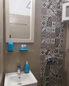 Koupelna v ubytování Sokaki rooms