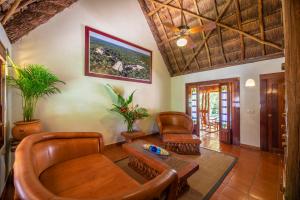 Area soggiorno di The Lodge At Uxmal
