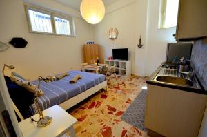 Un pat sau paturi într-o cameră la Casa Maja